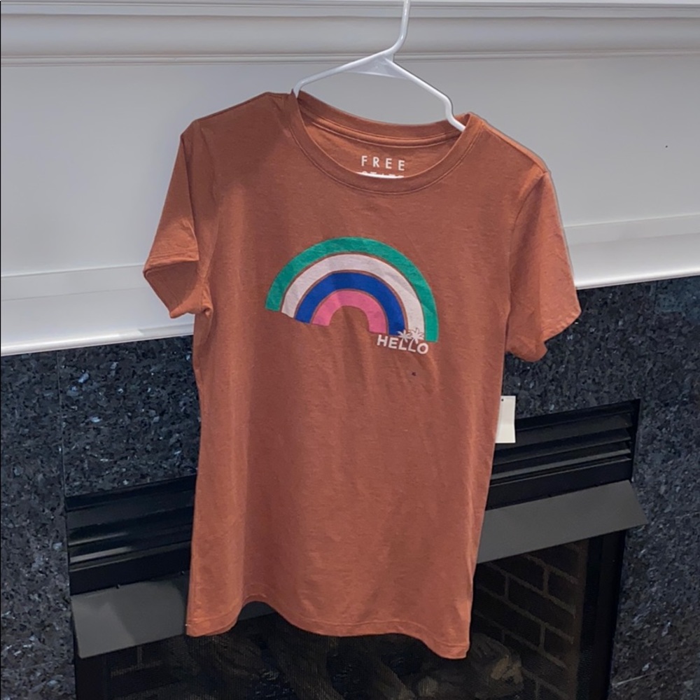 Burnt orange tee